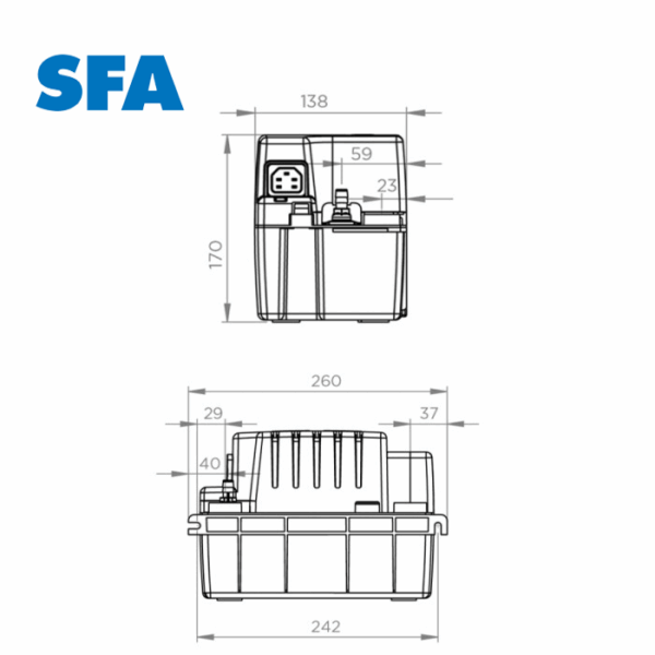 Насос SFA SANICONDENS Eco v02